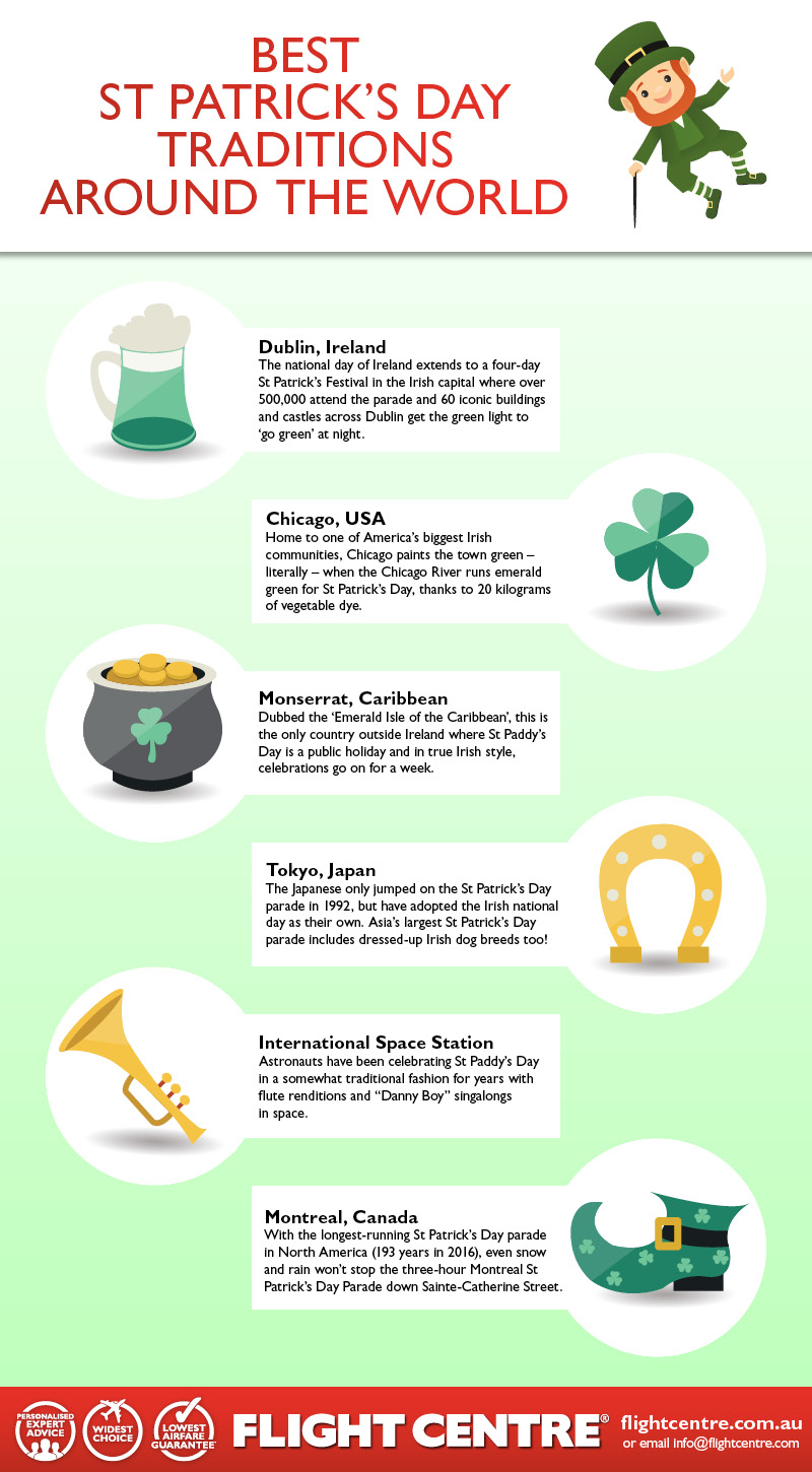 st patricks day traditions around the world