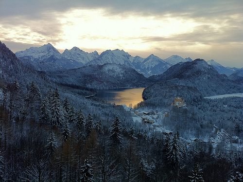 View from New Schwanstein Castle