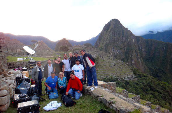 Edwina Bartholomew at Machu Picchu