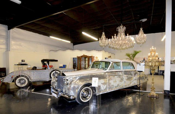 Liberace's cars at the Hollywood Cars Museum.