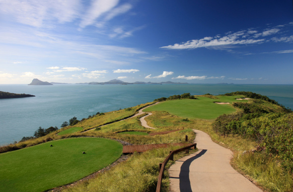  Gorgeous views of the Whitsunday Islands from Hamilton Island Golf Course.