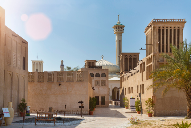 One of Dubai's historic precincts showcasing traditional architecture